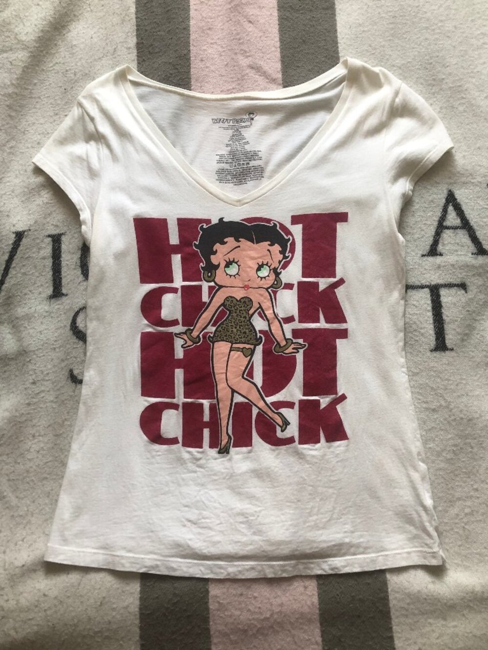 Betty Boop Fitted "Hot Chick" Tee